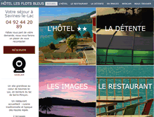 Tablet Screenshot of les-flots-bleus.fr